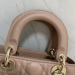 Dior Small Lady Dior My ABCDior Bag Fake in Hazelnut Lambskin - Image 2