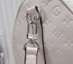 LV Monogram Empreinte Keepall Bandouliere 45 In Cream - Image 6