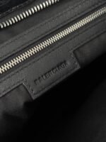 Knockoff Balenciaga Le City Medium Bag Black Arena Lambskin - Image 5