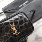 MONOGRAM CHAIN WALLET IN CROCODILE EMBOSSED SHINY LEATHER - Image 9