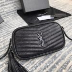 Fake Saint Laurent Lou Mini Bag Noir - Image 6