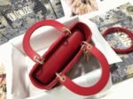 Dior Lady Dior Medium Bag Faux in Red - Image 5