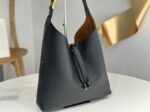 Top Quality Knockoff Previous Previous Chloe Marcie Hobo Bag in Black Grained Leather - Image 8