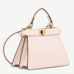 Top Quality Knockoff Fendi Peekaboo ISeeU Petite Bag In Pink Nappa Leather