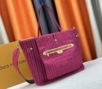 Louis Vuitton Neverfull Bandouliere Inside Out MM Tote In Monogram Canvas And Rose Pondichery Textile - Image 2