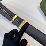 Square G reversible leather belt - Image 6