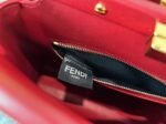 Top Quality Knockoff Fendi Peekaboo Mini Bag In Red Nappa Leather - Image 7