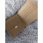 Taupe best replica Hermes Copernic compact wallet - Image 3
