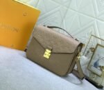 LV Monogram Empreinte Leather Metis In Tourterelle Grey M44881 - Image 2