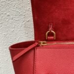 Celine Belt Nano Bag Knockoff in Red - Image 7