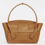 Top Quality Replica Bottega Veneta Arco Medium Bag In Caramel
