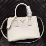White Prada Galleria Medium Bag Replica - Image 2