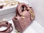 Dior Lady D-Joy Micro Bag Fake in Peony Pink Cannage Lambskin - Image 4
