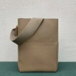 Top Quality Fake Celine Sangle Bucket Bag In Taupe Grained Calfskin - Image 5