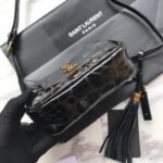 MONOGRAM CHAIN WALLET IN CROCODILE EMBOSSED SHINY LEATHER - Image 3