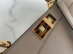 Top Quality Knockoff Fendi Peekaboo ISeeU Medium Bag In Grey Calfskin - Image 4