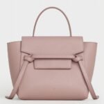 Celine Belt Nano Bag Faux in Vintage Pink