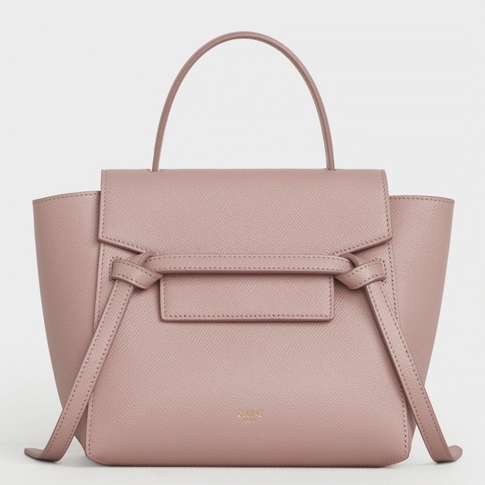 6E54B68D-770E-5D50-7E8E-D57D5D00C67B.jpg Celine Belt Nano Bag Faux in Vintage Pink - Image 1