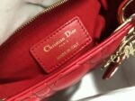 Dior Lady Dior Medium Bag Faux in Red - Image 10