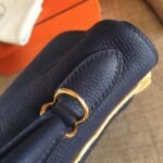 Sapphire Clemence Fake Hermes Kelly Retourne 28cm Premium Bag - Image 4