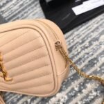 Replica Saint Laurent Lou Mini Bag Beige - Image 4