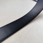 WIDE LEATHER BELT WITH DOUBLE G BUCKLE - Image 7