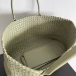 Top Quality Replica Bottega Veneta Cabat Large Bag In Travertine Intrecciato Lambskin - Image 8