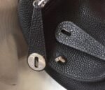 Fake Hermes Lindy Mini handbag in black - Image 4
