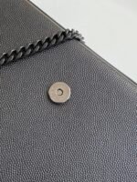 KATE SMALL CHAIN BAG IN GRAIN DE POUDRE EMBOSSED LEATHER - Image 5