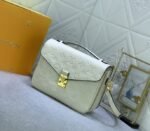 LV Monogram Empreinte Leather Metis In Cream M46552 - Image 2