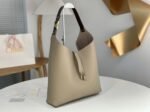 Top Quality Fake Chloe Marcie Hobo Bag in Grey Grained Leather - Image 9