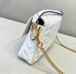 Top Quality Knockoff Fendi Small Baguette Bag In White FF - Image 3