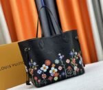 Louis Vuitton X TM Monogram Empreinte Neverfull MM In Black With Style 1 - Image 3
