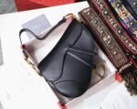 Dior Saddle Bag Fake in Black Smooth Calfskin - Image 7