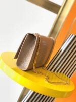 Fake Saint Laurent Kate Medium Tassel Bag Beige Crocodile-embossed Leather - Image 2