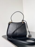 Knockoff Balenciaga Rodeo Medium Bag Black Calfskin - Image 10