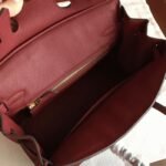 Bordeaux Hermes Birkin 25cm Faux Quality Replica - Image 4