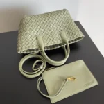 Top Quality Knockoff Bottega Veneta Cabat Mini Bag In Travertine Intrecciato Lambskin - Image 9