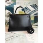 Black Box Knockoff Hermes Kelly 35cm Structured Handbag - Image 3