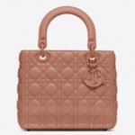 Dior Lady Dior Medium Bag Fake in Blush