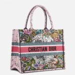 Dior Medium Book Tote Bag Replica in Multicolor Dior Constellation Embroidery