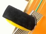 Saint Laurent Puffer Medium Chain Bag Black Suede Calfskin - Image 4