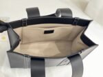 Top Quality Imitation Chloe Woody Medium Tote Bag In Black Calfskin - Image 8