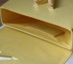 Louis Vuitton Taurillon Leather Twist MM Scrunchie Handle In Ginger Yellow - Image 5