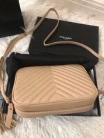 Fake Saint Laurent Lou Camera Bag Beige - Image 4