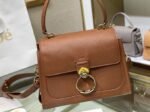 Top Quality Fake Chloe Small Tess Day Bag In Caramel Grained Leather - Image 6