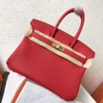 Red Hermes Birkin 25cm AAA Grade Knockoff