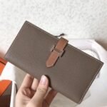 Taupe Brown Luxury Replica 1:1 Hermes Bearn Wallet
