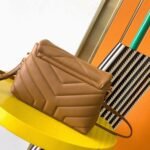 Replica Saint Laurent LouLou Toy Strap Bag Brown - Image 6