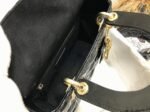 Dior Small Lady Dior Bag Knockoff in Black Patent Cannage Calfskin - Image 7